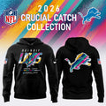 Detroit Lions 2026 Crucial Catch Colon Cancer Hoodie Detroit Lions Apparel - Gearneko
