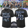 Tampa Bay Rays Merch 2026 ALCS MLB World Series Black Shirt Unique Gifts For Baseball Fans - Gearneko
