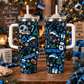 Carolina Panthers 2026 Christmas Tumbler Carolina Panthers Coffee Tumbler Cup Best Fan Gifts - Gearneko