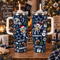 Dallas Cowboys 2026 Christmas Football Tumbler Dallas Cowboys Merch Sports Fan Gifts - Gearneko