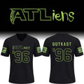 Outkast Merch X Atlanta Falcons 30th Anniversary ATLiens V-Neck Shirt Best Gift For Football Lover - Gearneko