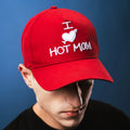 SunKenji I Heart Hot Mom Hat SunKenji Baseball Cap Funny Gifts For Boyfriend - Gearneko