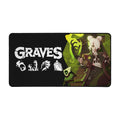 Deadlock Night Shift Merch Graves Desk Mat Table Decor Gifts For Gamers - Gearneko