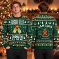 Jameson Drinker Bells Drinking All The Way Funny Ugly Christmas Sweater Xmas Gifts For Dad - Gearneko