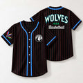 Minnesota Timberwolves Noche Latina Baseball Jersey Minnesota Timberwolves Merch Fan Gear - Gearneko