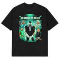 Jalen Hurts Merch Philadelphia Eagles On Monday We Wear 1 MVP Art T-Shirt Jalen Hurts Fans Gifts - Gearneko