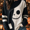 Jack Skellington Halloween Sweatshirt Halloween Clothing Unique Gift For Sister - Gearneko