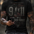 9 11 25th Anniversary Never Forget Vintage Shirt 911 Anniversary Apparel Fan Gears - Gearneko