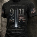 9 11 25th Anniversary Never Forget Vintage Shirt 9 11 25th Anniversary Apparel Patriotic Gift - Gearneko