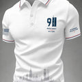 9 11 Never Forget Patriotic Polo Shirt 911 25Th Anniversary Clothes Patriotic Gift For Father - Gearneko