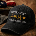 9 11 25th Anniversary Never Forget Hat American Patriot Day Baseball Cap - Gearneko