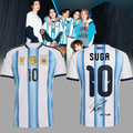 Suga BTS Merch x Argentina Arirang World Tour 2026 Signature Jersey Best Gift For Army - Gearneko