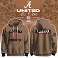 Alabama Crimson Tide X 2026 Military Appreciation Hoodie Alabama Crimson Tide Apparel - Gearneko