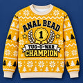 Anal Bead Tug Of War Champion Funny Ugly Christmas Sweater Xmas Party Apparel Christmas Gifts - Gearneko