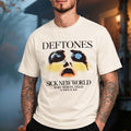 Deftones Merch Sick New World Texas 2026 Abstract Face T-Shirt Deftones Clothing Fan Gifts - Gearneko