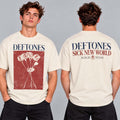 Deftones Merch Sick New World Texas 2026 Roses Ivory T-Shirt Deftones Lover Gifts - Gearneko