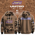 James Madison Dukes X 2026 Military Appreciation Hoodie James Madison Dukes Hooded Sweatshirt - Gearneko
