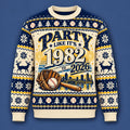 Milwaukee Brewers Party Like It's 1982 Ugly Christmas Sweater Milwaukee Brewers Apparel Xmas Gift For Fans - Gearneko