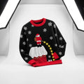Santa Roof Light Up 2026 Christmas Ugly Sweater Christmas Apparel Xmas Party Outfits - Gearneko