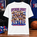 Philadelphia 76ers Merch Opening Night Throw The Ball Up Shirt Philadelphia 76ers Gear - Gearneko