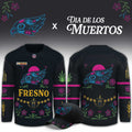 Fresno Falcons 2026 Dia De Los Muertos Jersey Fresno Falcons Merch Hockey Lovers Gifts - Gearneko