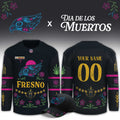Custom Fresno Falcons 2026 Dia De Los Muertos Jersey Fresno Falcons Clothing Hockey Lover Gifts - Gearneko