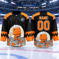 Custom Columbus Blue Jackets Peanuts Snoopy 2026 Halloween Jersey Columbus Blue Jackets Apparel - Gearneko