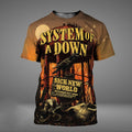 System Of A Down Sick New World 2026 Event Poster Graphic T-Shirt System Of A Down Clothes - Gearneko