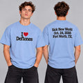 Deftones Sick New World Texas 2026 Event T-Shirt I Love Deftones Shirt Fan Gifts - Gearneko
