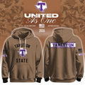 Tarleton State Texans X 2026 Military Appreciation Hoodie Tarleton State Texans Apparel Football Fan Gift - Gearneko