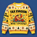 Tax Evasion Lobster Funny Ugly Christmas Sweater Xmas Party Apparel Christmas Gifts - Gearneko