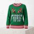 Whoop Deer It Is Christmas 2026 Ugly Sweater Sweatshirt Xmas Clothing Christmas Gift Idea - Gearneko