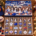 IVE New York Mets Baseball Mashup Christmas Advent Calendar Xmas Countdown Baseball Fan Gifts - Gearneko