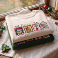 Grinch Character Panel Christmas Sweatshirt Xmas Party Apparel Best Gift Ideas - Gearneko