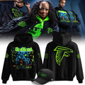 OutKast Merch x Atlanta Falcons ATLiens 30th Anniversary Hoodie Birthday Gifts For Outkast Fans - Gearneko