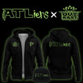 OutKast Merch x Atlanta Falcons ATLiens 30th Anniversary Zip Hoodie Present For Outkast Lovers - Gearneko