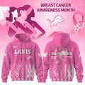 Detroit Lions Merch Breast Cancer Awareness Month Hoodie Detroit Lions Apparel - Gearneko