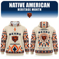 Chicago Bears Merch x Native American Heritage Month Hoodie Best Gifts For Bears Fans - Gearneko