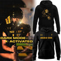Arizona State Sun Devils Merch Dark Mode Hoodie Blackout Football Gear Gift For Fans - Gearneko