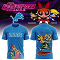 Detroit Lions x The Powerpuff Girls Shirt Detroit Lions Clothing Best Fan Gifts - Gearneko