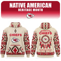 Kansas City Chiefs Merch x Native American Heritage Month Hoodie Gifts For Chiefs Kingdom - Gearneko