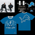 The R B Tour X Detroit Lions Merch Usher Raymond Chris Brown T-Shirt Best Gifts For One Pride - Gearneko