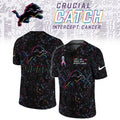 Detroit Lions Merch Crucial Catch Intercept Cancer Jersey Detroit Lions Gear Best Fan Gifts - Gearneko