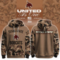 Texas State Bobcats X 2026 Military Appreciation Hoodie Texas State Bobcats Merch Football Fan Gear - Gearneko