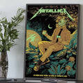 Metallica Las Vegas Night 8 Life Burns Faster Event Poster Metallica Merch Music Lover Gifts - Gearneko