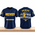 Milwaukee Brewers Merch Clinched Postseason No Time Like October Win Our Way 2026 Jersey - Gearneko