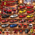 Ferrari Racing Legends 2026 Christmas Advent Calendar Xmas Countdown Ferrari Lover Gifts - Gearneko