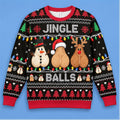 Funny Jingle Balls Ugly Christmas Sweater Xmas Party Apparel Funny Gifts For BFF - Gearneko
