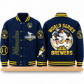 Milwaukee Brewers Merch 2026 World Series Champions Jacket Best Milwaukee Brewers Apparel - Gearneko