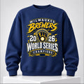 Milwaukee Brewers Merch 2026 World Series Champions Sweatshirt Milwaukee Brewers Clothing - Gearneko